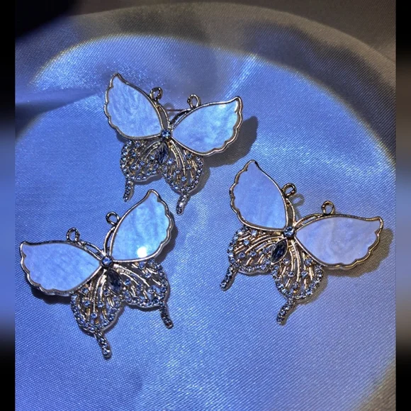 "3" Butterfly ABALONE Pins - Picture 2 of 4